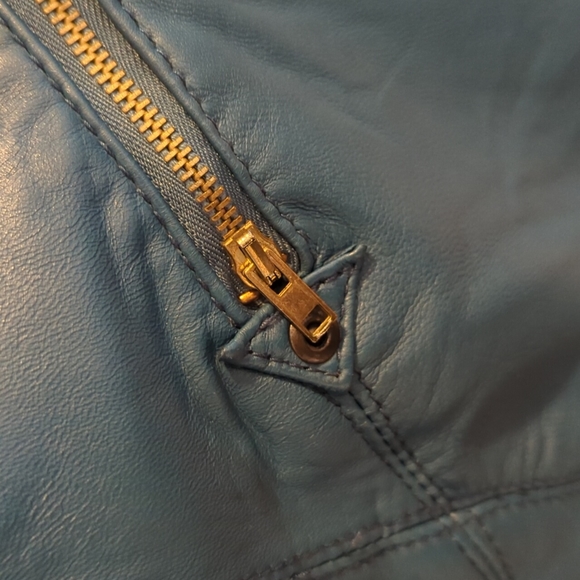 Michael Hoban Vintage Leather Jacket Dress - Picture 3 of 10